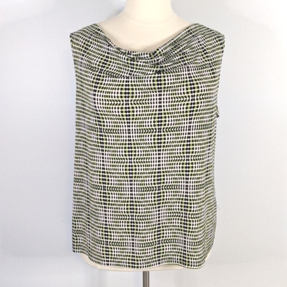 Liz Claiborne sleeveless cowl neck blouse